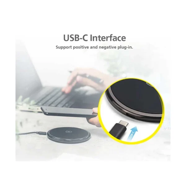 Micropack WCP-10 PD Air Wave Wireless Black Charger - Image 3