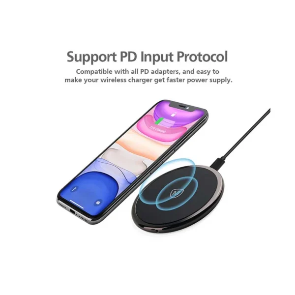 Micropack WCP-10 PD Air Wave Wireless Black Charger - Image 2